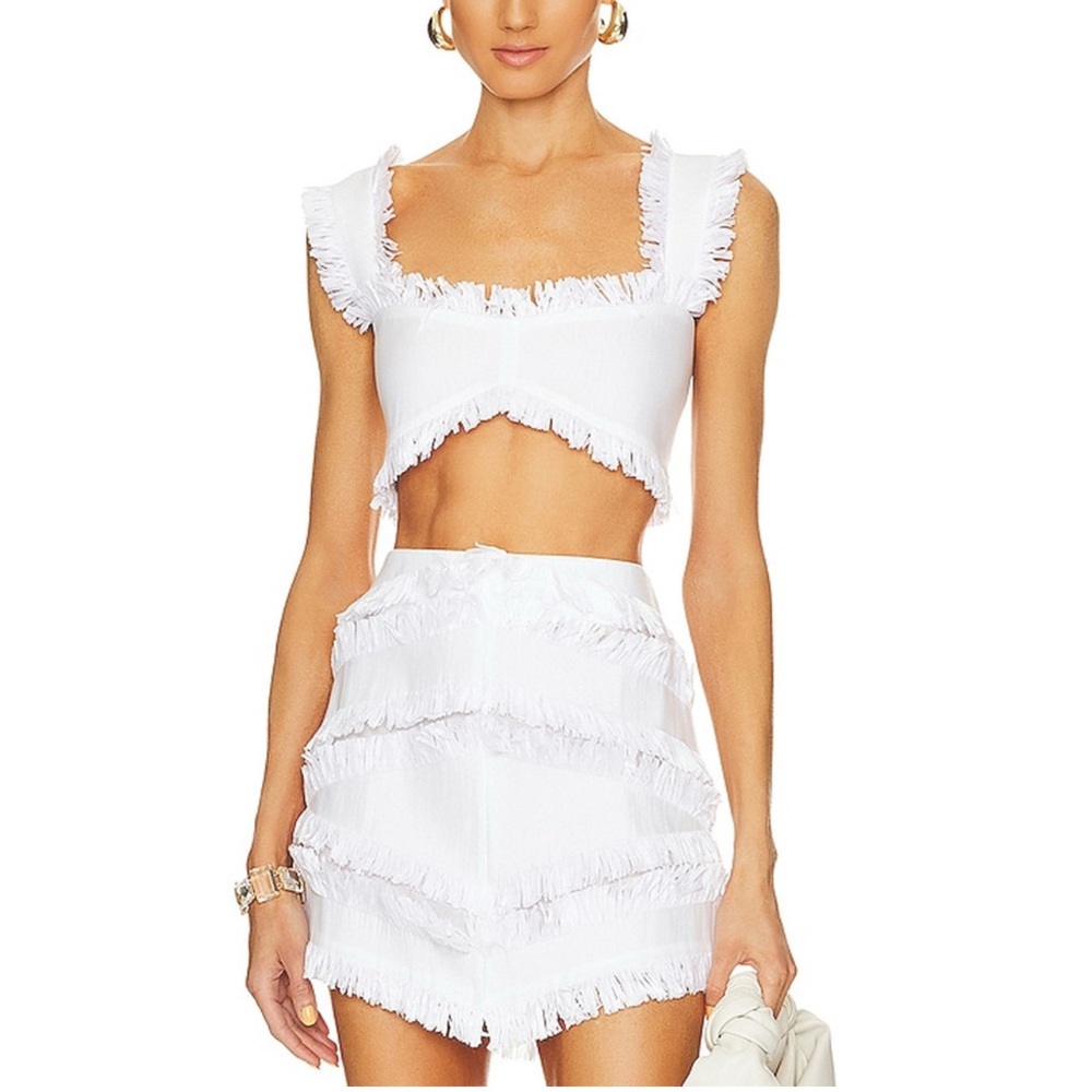Alexis Fringe Crop Top